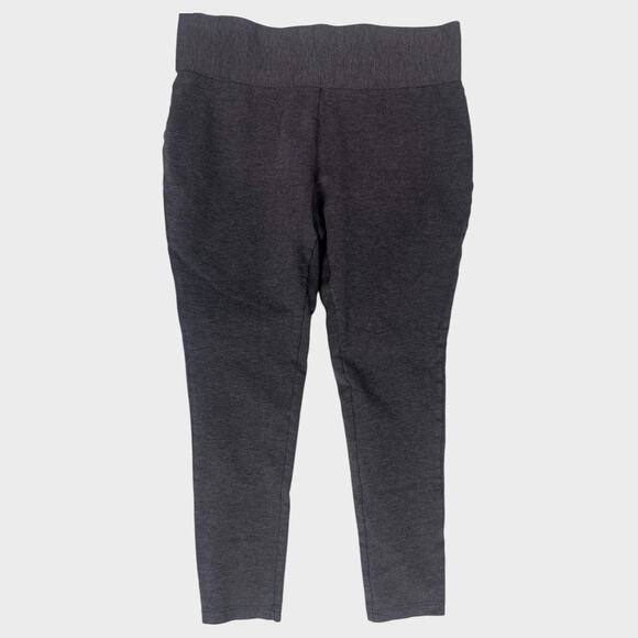 Tahari Womens Medium Gray Pull On Ankle Pants Rayon Nylon Spandex - Picture 1 of 7